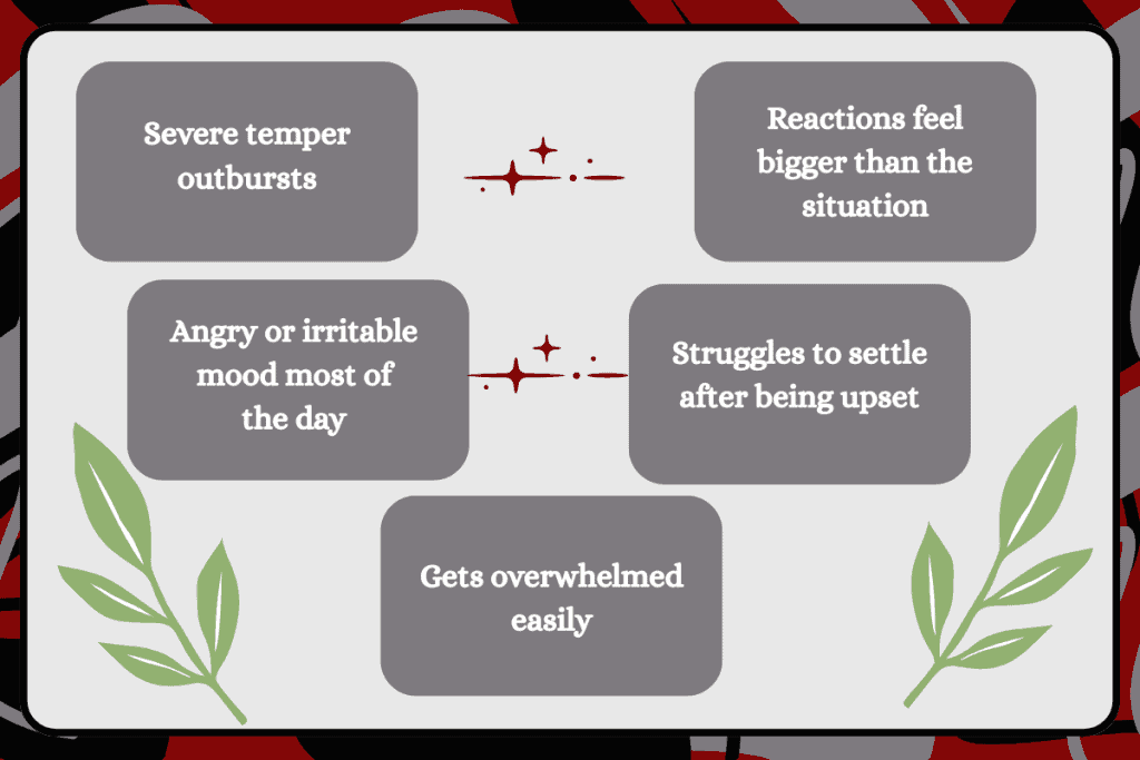 Core Symptoms of Disruptive Mood Dysregulation Disorder
